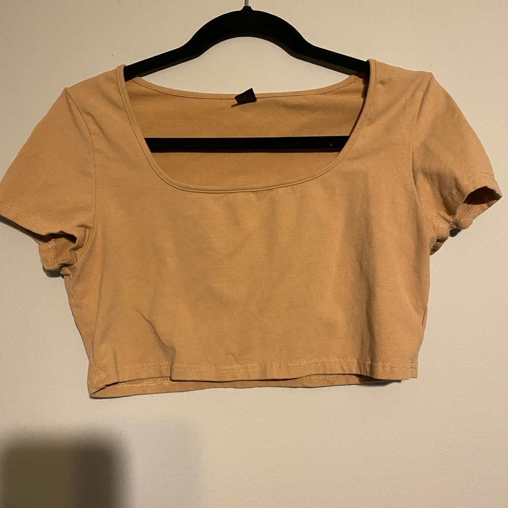 Shein Carmel extra large crop top.